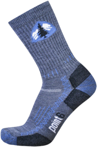 Have comfy feet and support your favorite trail with Point 6's PCT Crew.
